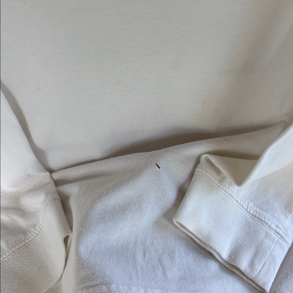 Pre-Loved Tommy Hilfiger Ivory Long Sleeve T-Shirt Size 16-18 - Picture 5 of 9